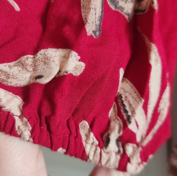 Akira Chicago Red Label Blouse With Pockets. - Picture 7 of 16